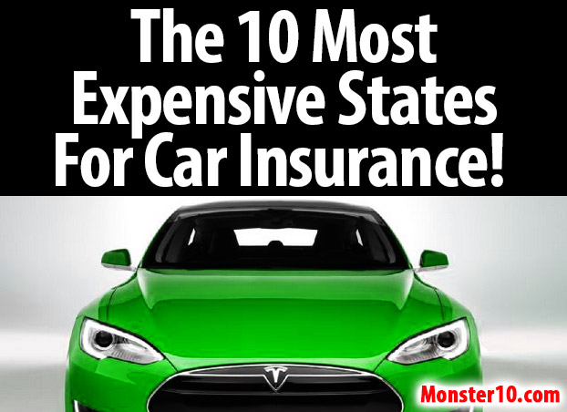 Top 10 Most Expensive States For Car Insurance!